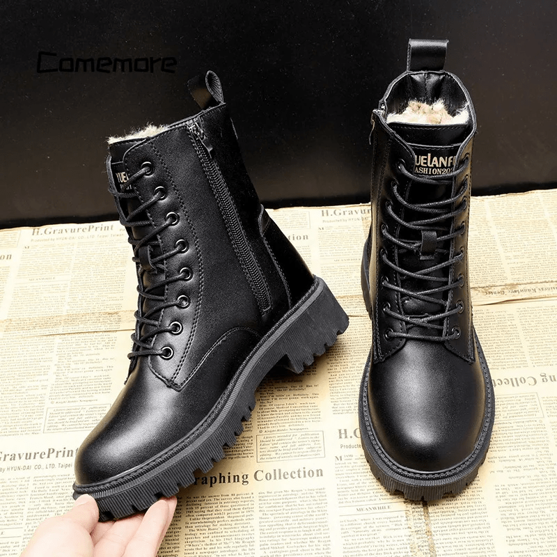 Julia® | Botas elegantes de piel negra