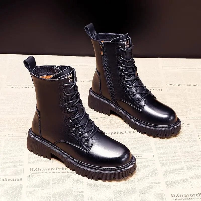 Julia® | Botas elegantes de piel negra