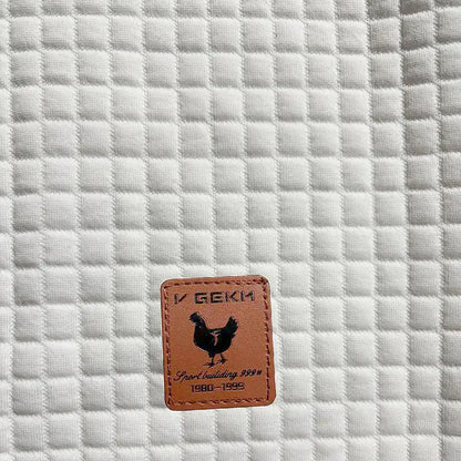 Sudadera de manga larga con capucha para hombre, acolchada, de waffle, de color sólido para deportes al aire libre