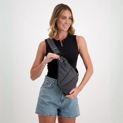 PasoSeguro™ Bolso cruzado antirrobo multifuncional