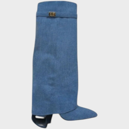 Lunara | Botas de Ante con Caña Alta