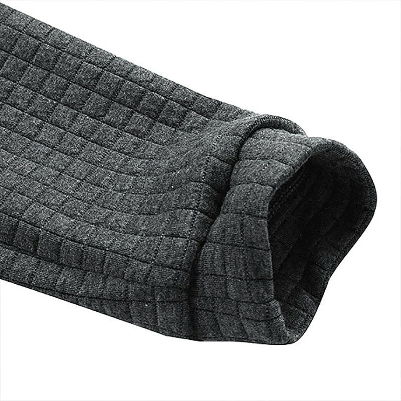 Sudadera de manga larga con capucha para hombre, acolchada, de waffle, de color sólido para deportes al aire libre