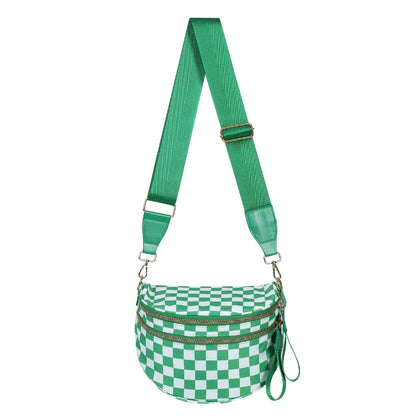 Ligera – Bandolera Súper Espaciosa (Cuadros)