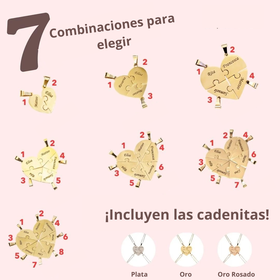 Sorolla | Collar Puzzle Corazón ®