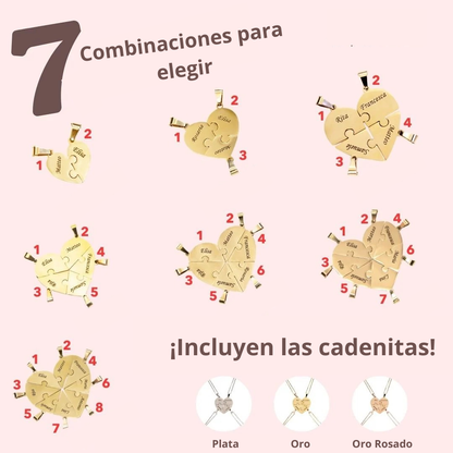 Sorolla | Collar Puzzle Corazón ®