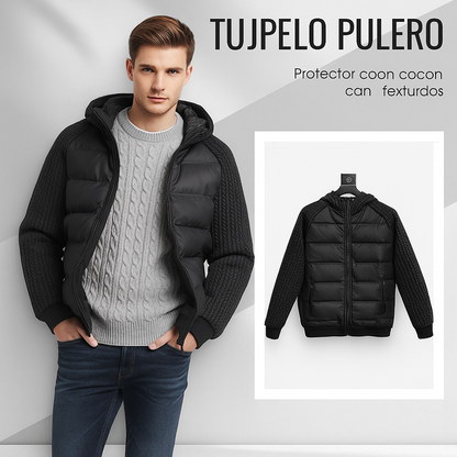 🔥 Chaqueta Térmica con Capucha | Acolchada, Cortavientos y Estilo Urbano 🔥