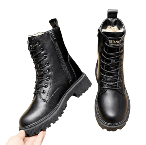 Julia® | Botas elegantes de piel negra