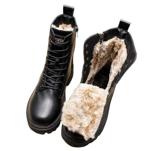 Julia® | Botas elegantes de piel negra