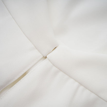 Inés Vestido largo de capas con cuello halter