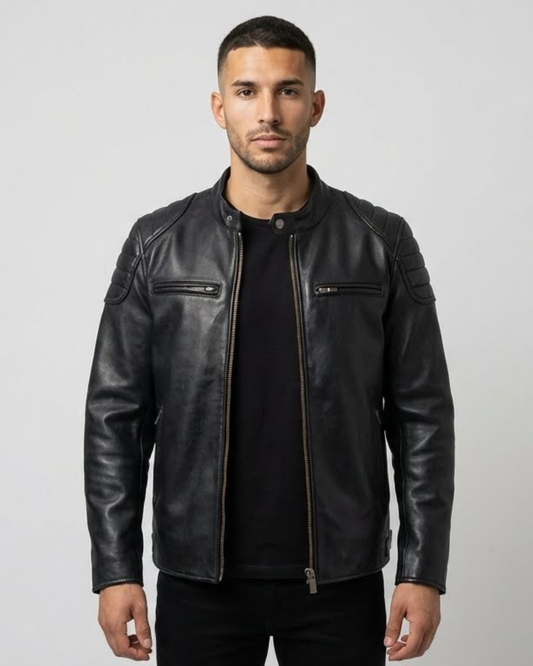 Ramón | Chaqueta de cuero vintage