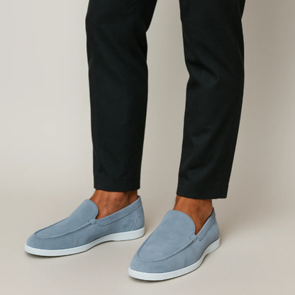 Mocasines elegantes de ante