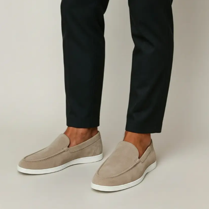 Mocasines elegantes de ante