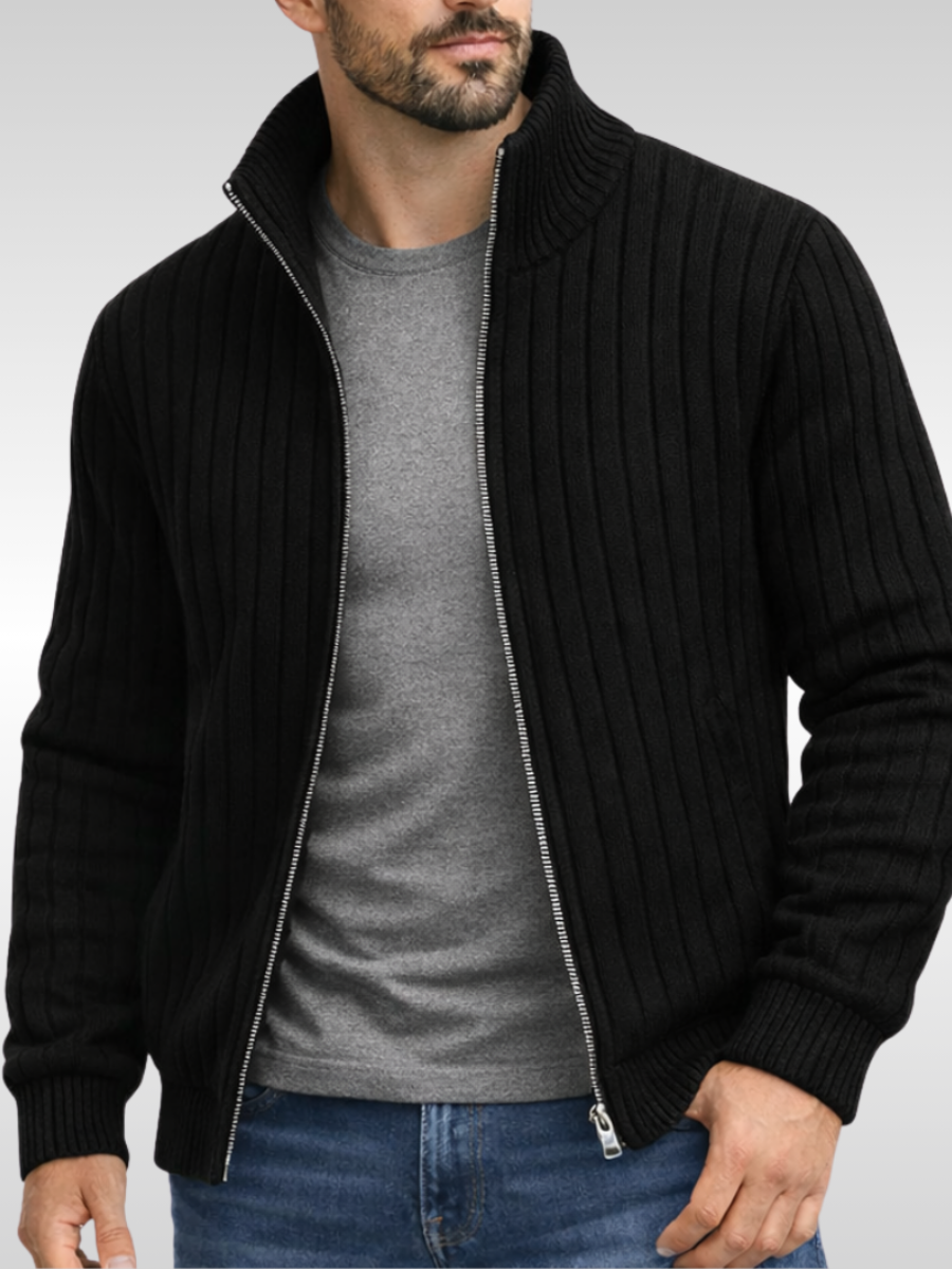 SOROLLA MADRID | CÁRDIGAN CON CREMALLERA ELEGANTE Y CLÁSICO