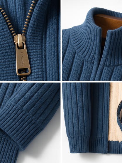 SOROLLA MADRID | CÁRDIGAN CON CREMALLERA ELEGANTE Y CLÁSICO