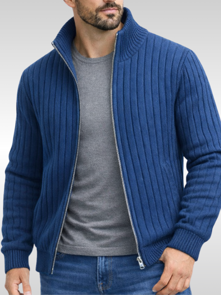 SOROLLA MADRID | CÁRDIGAN CON CREMALLERA ELEGANTE Y CLÁSICO