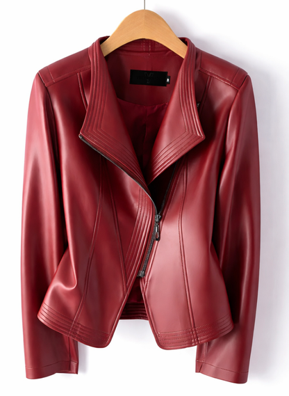 Clara Chaqueta moto de piel de oveja