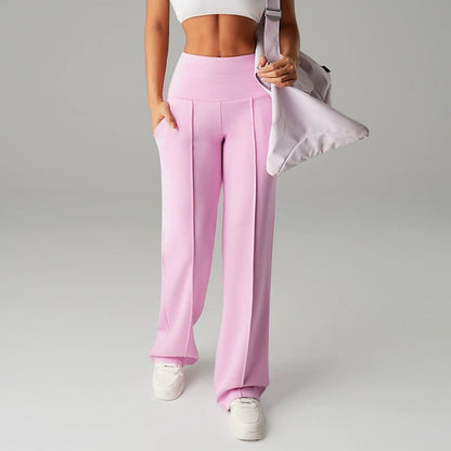 Loreto | Pantalón recto de tiro alto confort chic