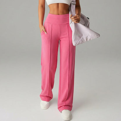 Loreto | Pantalón recto de tiro alto confort chic