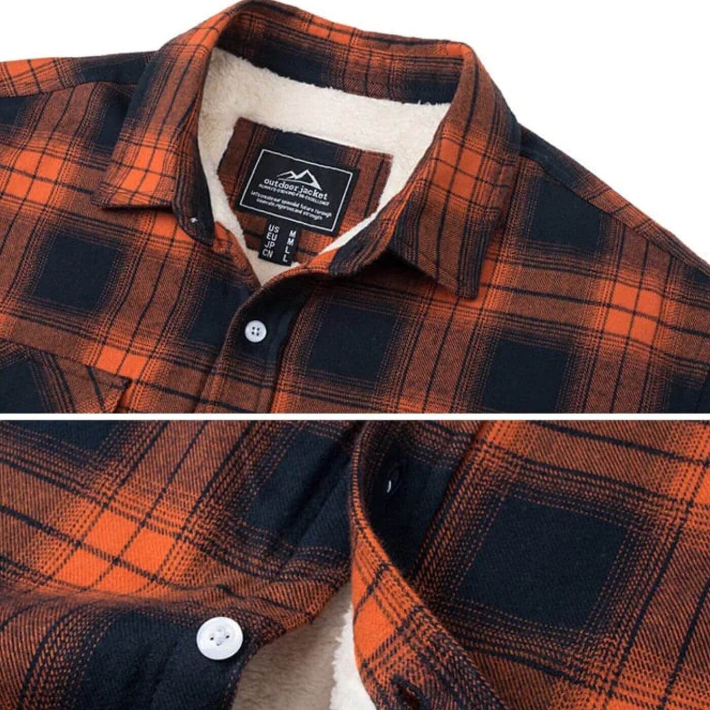 Peter | Chaqueta con forro de cuadros