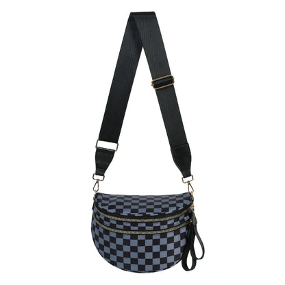 Ligera – Bandolera Súper Espaciosa (Cuadros)