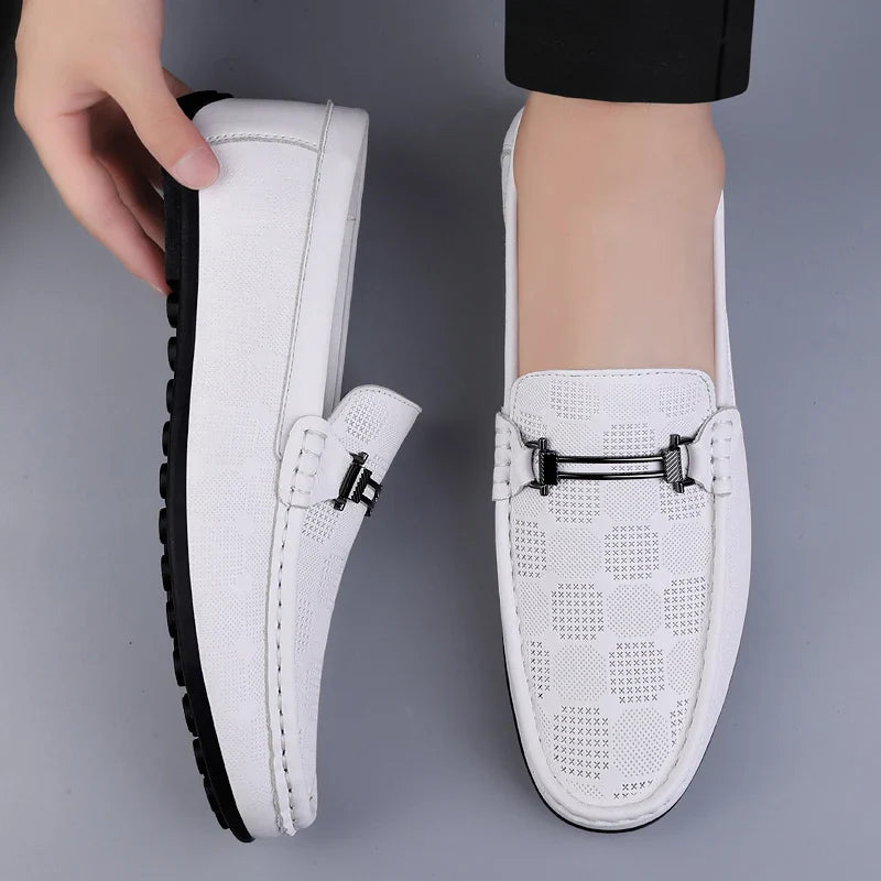 Mocasín Giorgio italiano de cuero genuino