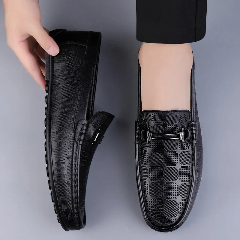 Mocasín Giorgio italiano de cuero genuino