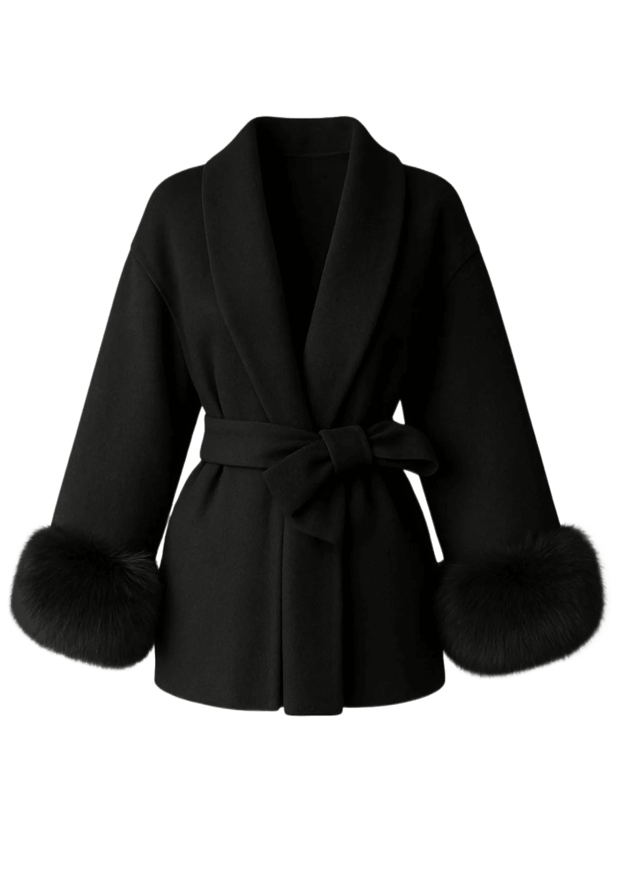 ELEGANCIA ÁRTICA – Abrigo elegante de lana para mujer