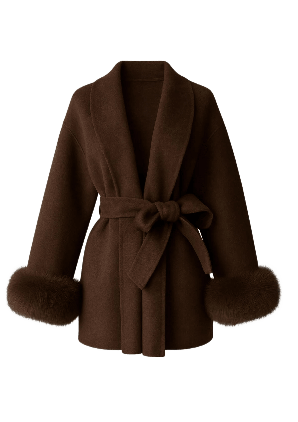 ELEGANCIA ÁRTICA – Abrigo elegante de lana para mujer