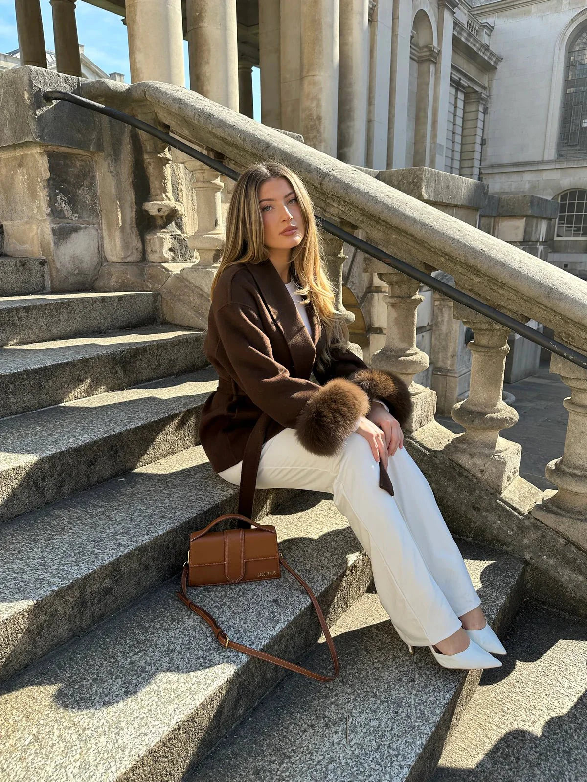 ELEGANCIA ÁRTICA – Abrigo elegante de lana para mujer