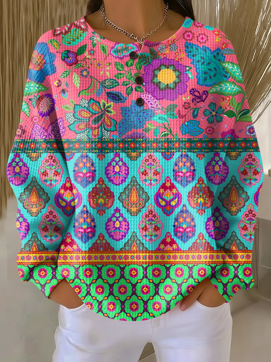 María | Jersey de invierno con botones