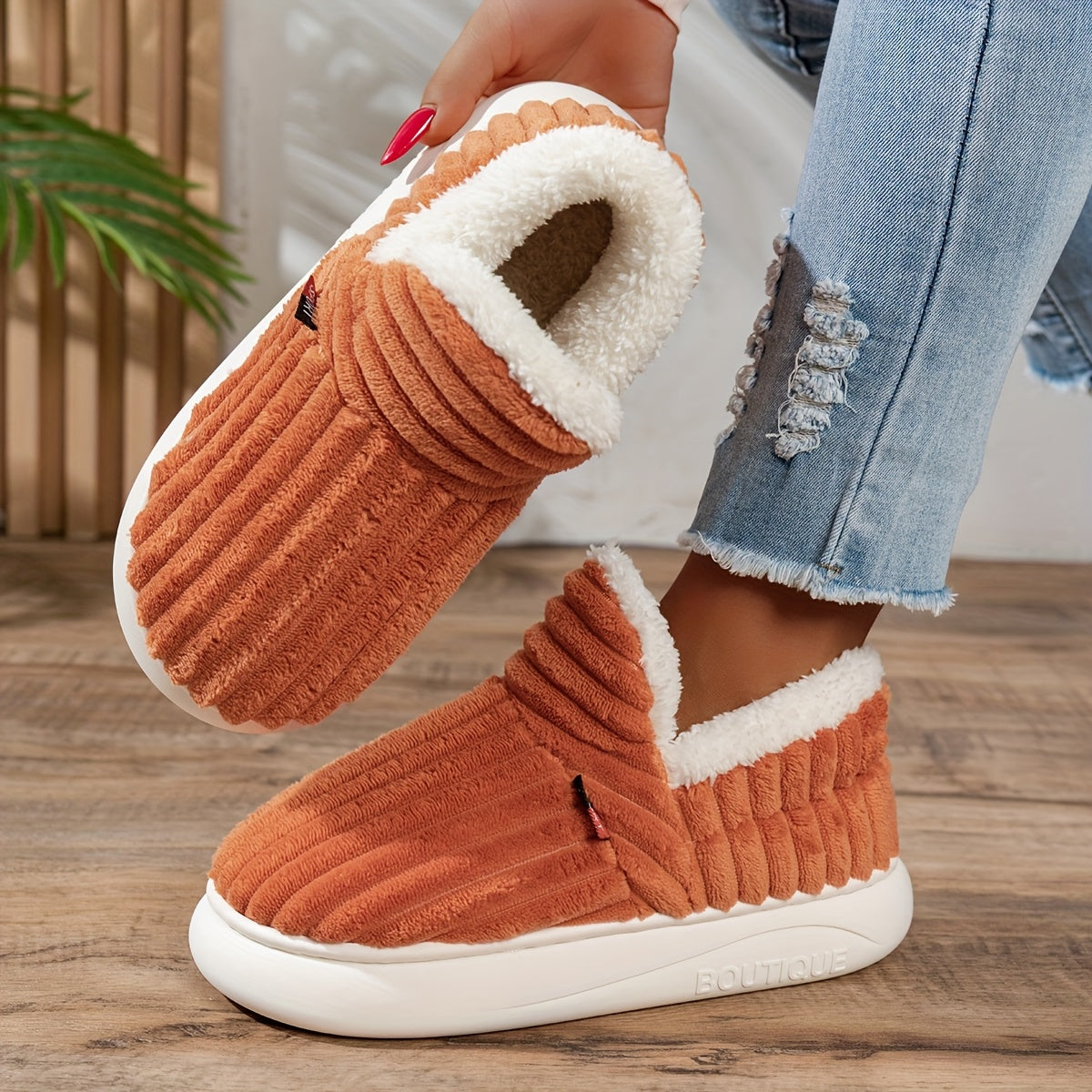 Zapatillas de casa de peluche CozyStep