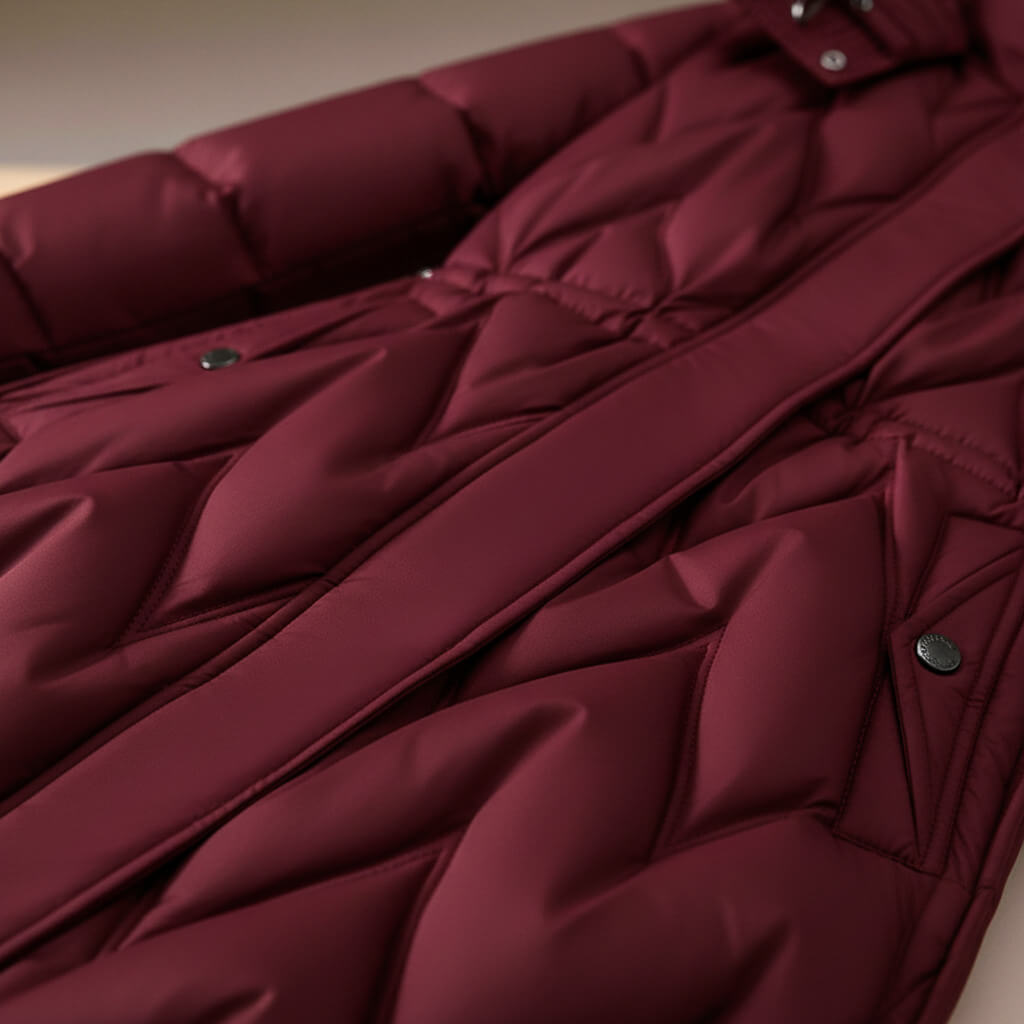 Chloe | Abrigo acolchado con capucha