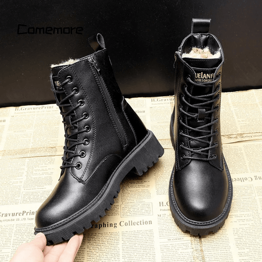 Julia® | Botas elegantes de piel negra