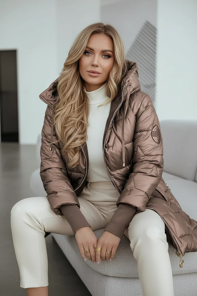 ABRIGO ELEGANTE Y ACOLCHADO