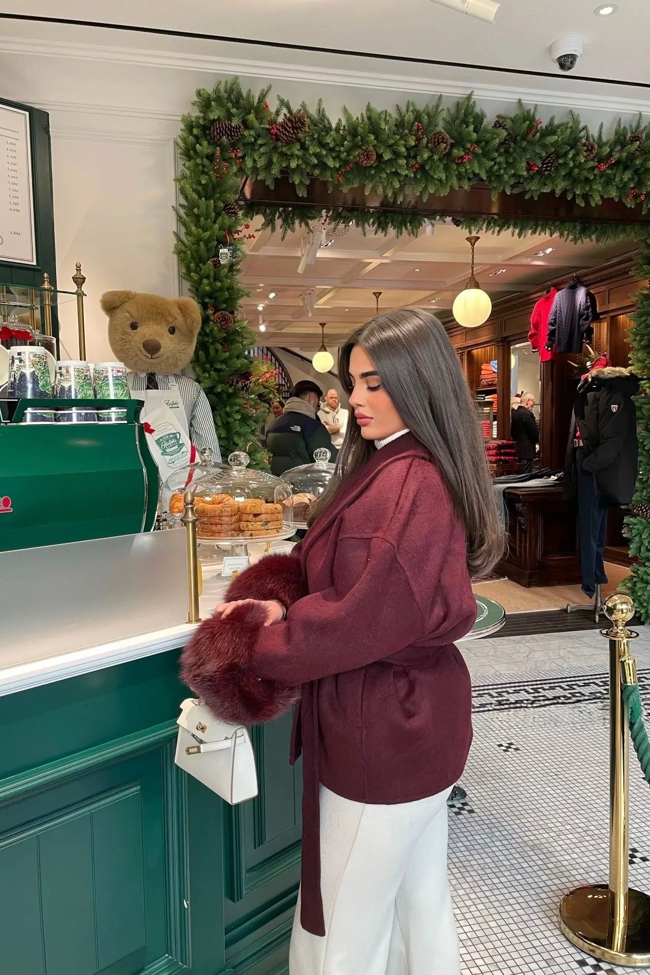 ELEGANCIA ÁRTICA – Abrigo elegante de lana para mujer