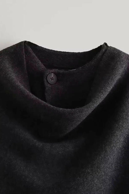 MIRAE – Elegante chaqueta tipo capa para mujer