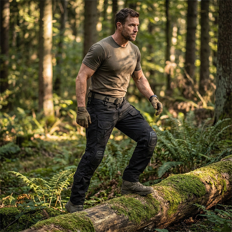 📢📢 ¡¡50% DESCUENTO!! ⏰ Pantalones Cargo Tácticos para Hombre con Protección para las Rodillas